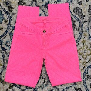 Lilly Pulitzer Kelly Skinny Ankle Pants Pink Sunset Size 00